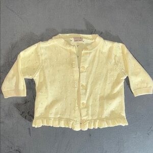 Yellow Toddler Cardigan